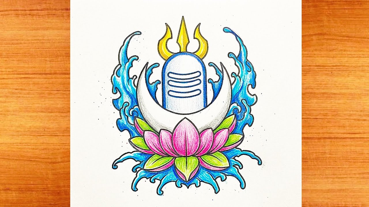 How to Draw Mahadev | Step by Step tutorial | Mahadev Drawing | Art by DK 