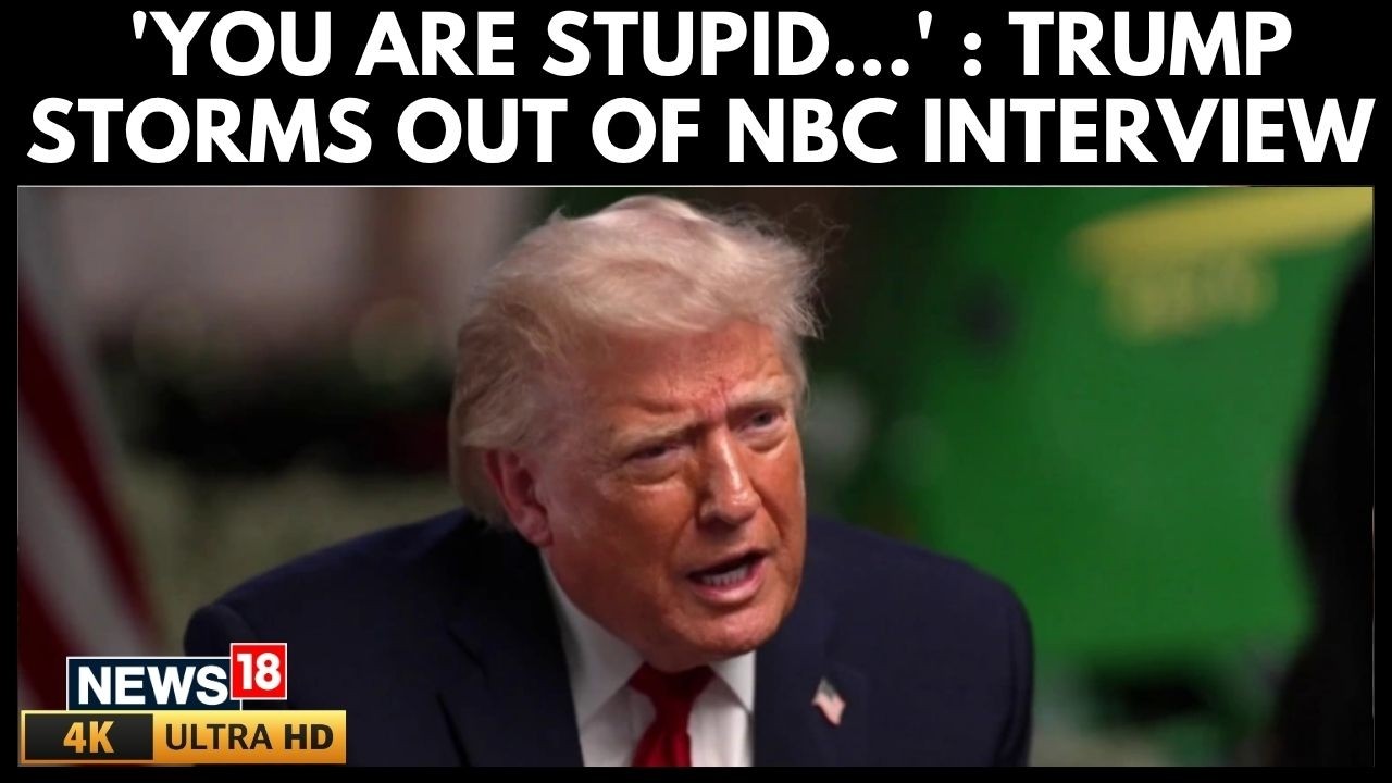Trump Walks Out of NBC &lsquo;Meet the Press&rsquo; Interview After Heated Election Fraud Question Clash | N18G