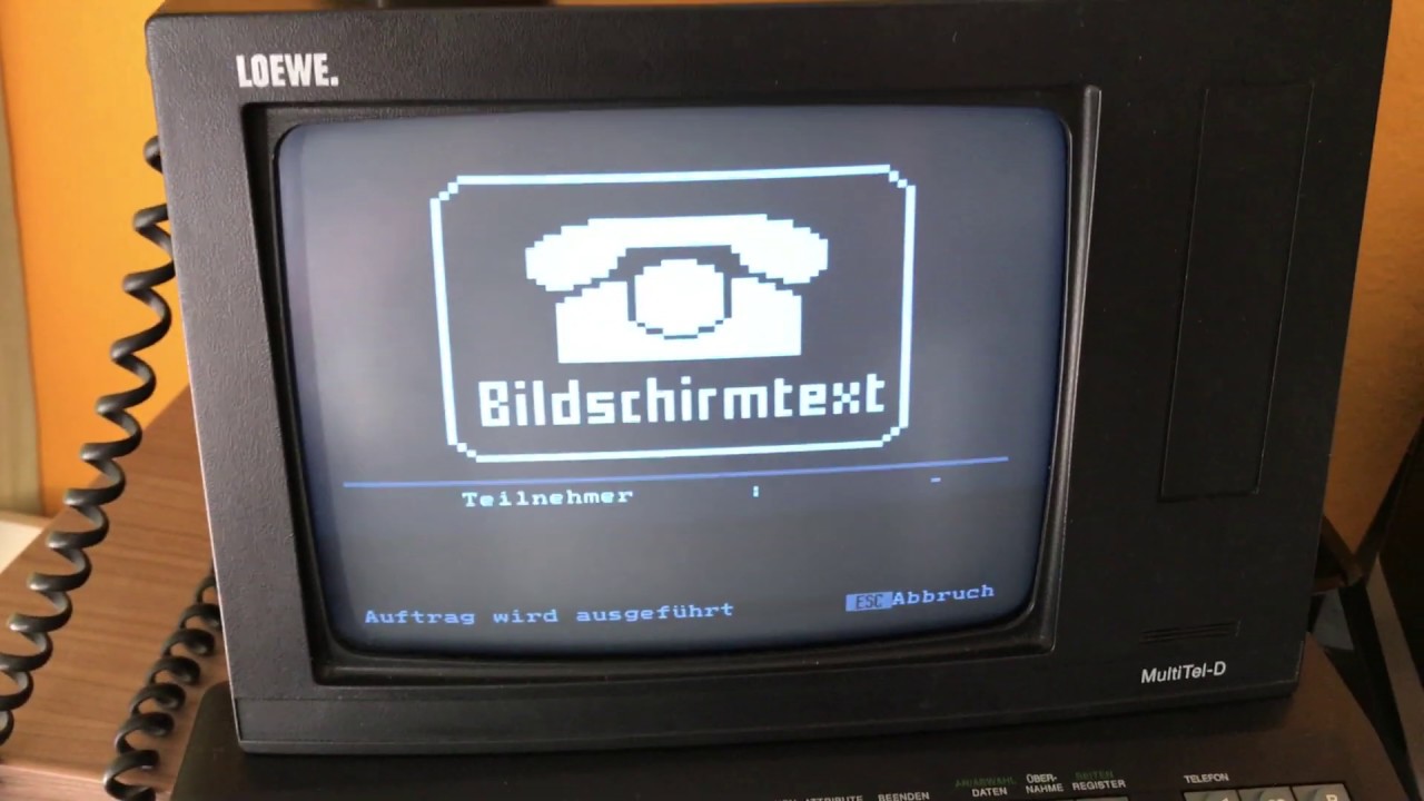 Loewe MultiTel BTX Bildschirmtext
