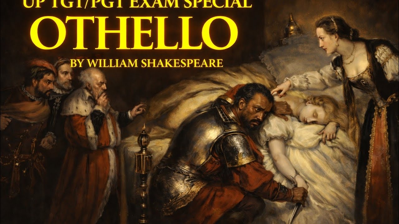 Othello by William Shakespeare / Analysis | UP TGT PGT Exam Special | Plot, Characters & Themes.
