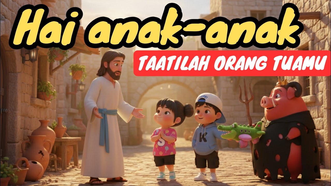 Lagu Sekolah Minggu: “Hai Anak-Anak, Taatilah Orang Tuamu” | Efesus 6 Ayat 1 | Lagu Kristen Anak