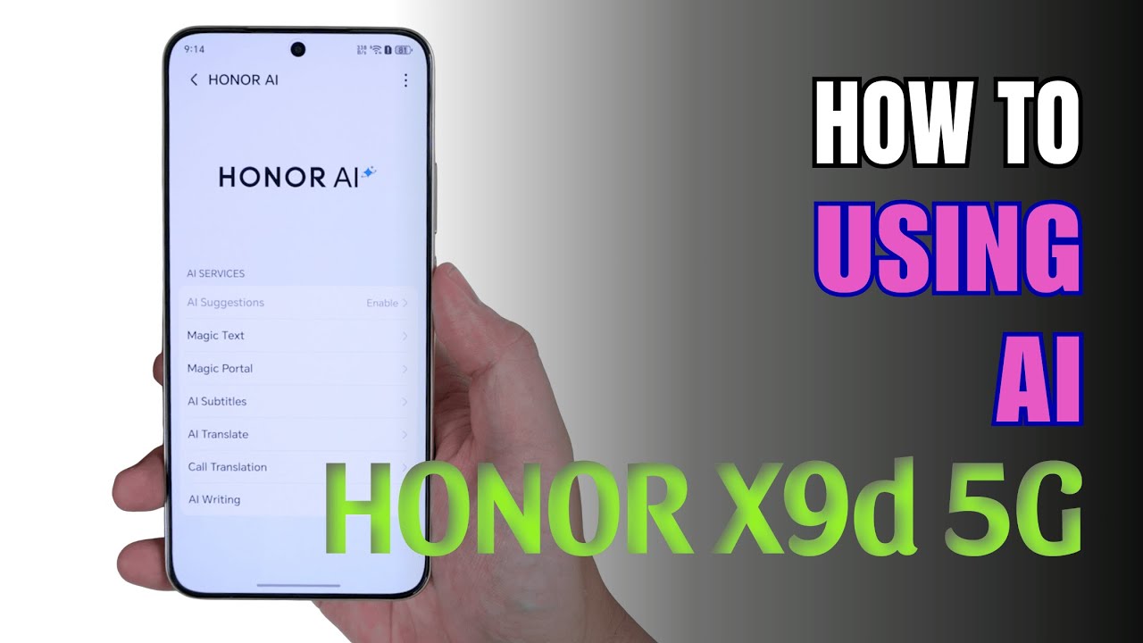 How to Enable and Use AI on Honor X9d 5G