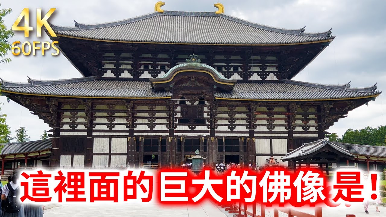【東大寺】位於奈良的世界著名的大佛寺廟，奈良時代建立的代表寺廟