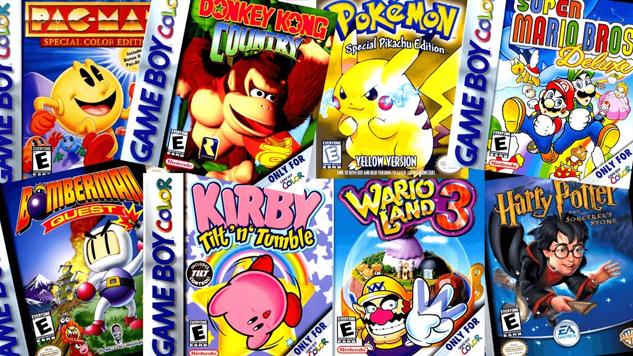 Top 100 best Gameboy color games in chronological order. 1998 - 2002