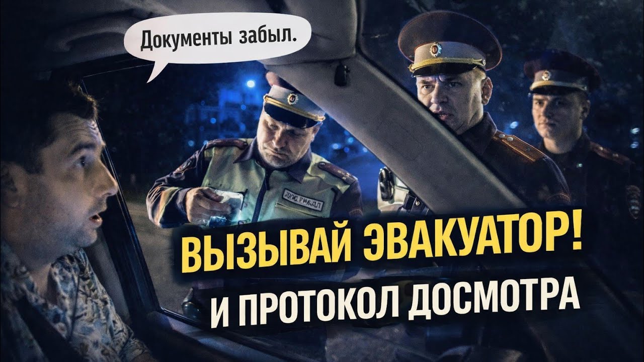 ИНСПЕКТОРА ГАИ НЕ СМОГЛИ СЫГРАТЬ ЗЛОГО И ДОБРОГО ПОЛИЦЕЙСКОГО И ПРОВЕЛИ ДОСМОТР И НаШЛИ ПИСТОЛЕТ