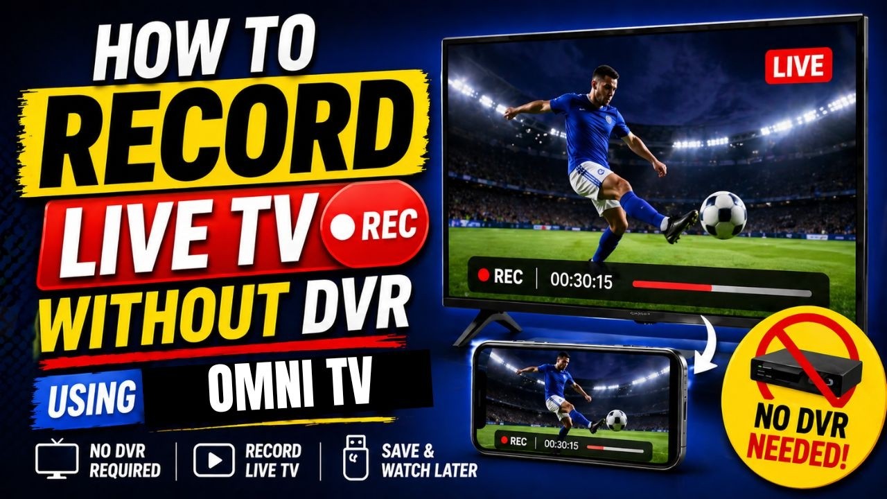 Как записывать телепередачи в прямом эфире без DVR с помощью Omni TV