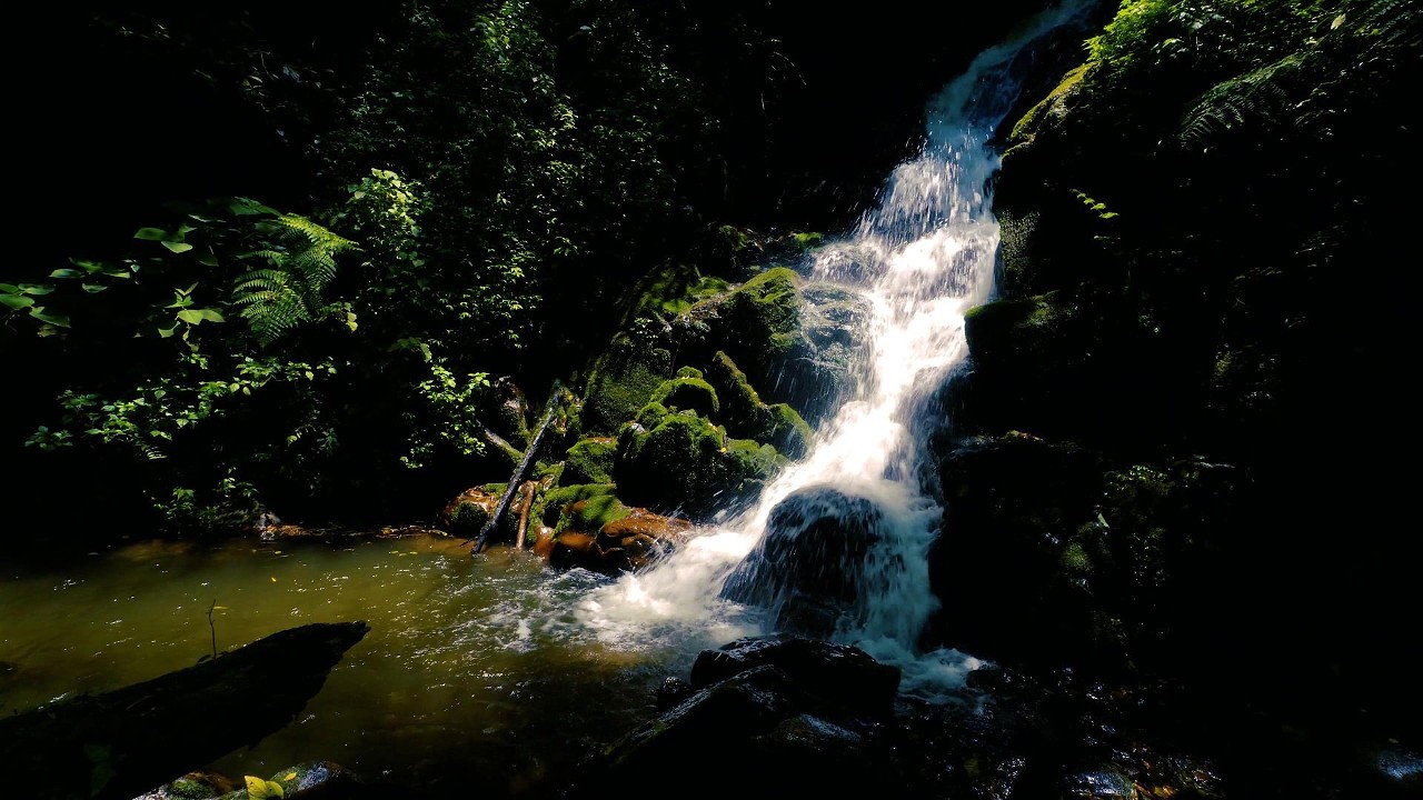 Waterfall Sound (3 HOURS) - 4K- Relaxing Sounds