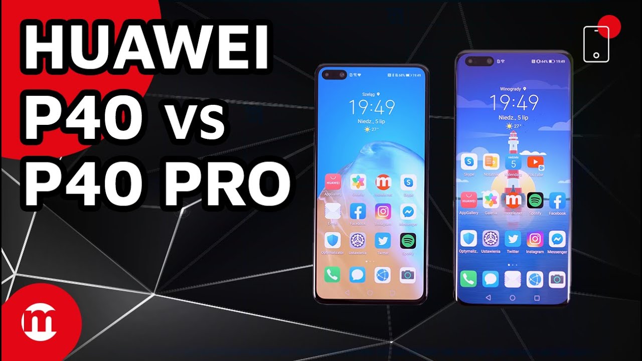 📱 Jak wiele różnic kryje się w nazwie Pro? | Porównanie Huawei P40 Pro vs Huawei P40