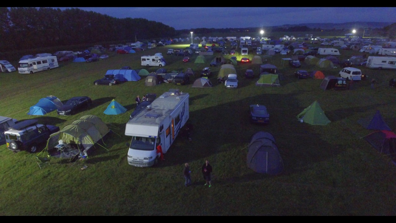 Sent my eagle out for a flight around the campsite at Festival of speed