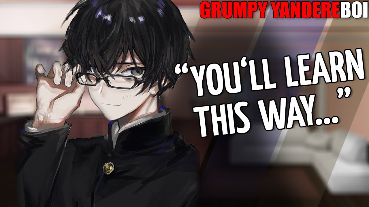 Grumpy Yandere Boyfriend Pins You Against the Wall - Anime Boy ASMR Roleplay