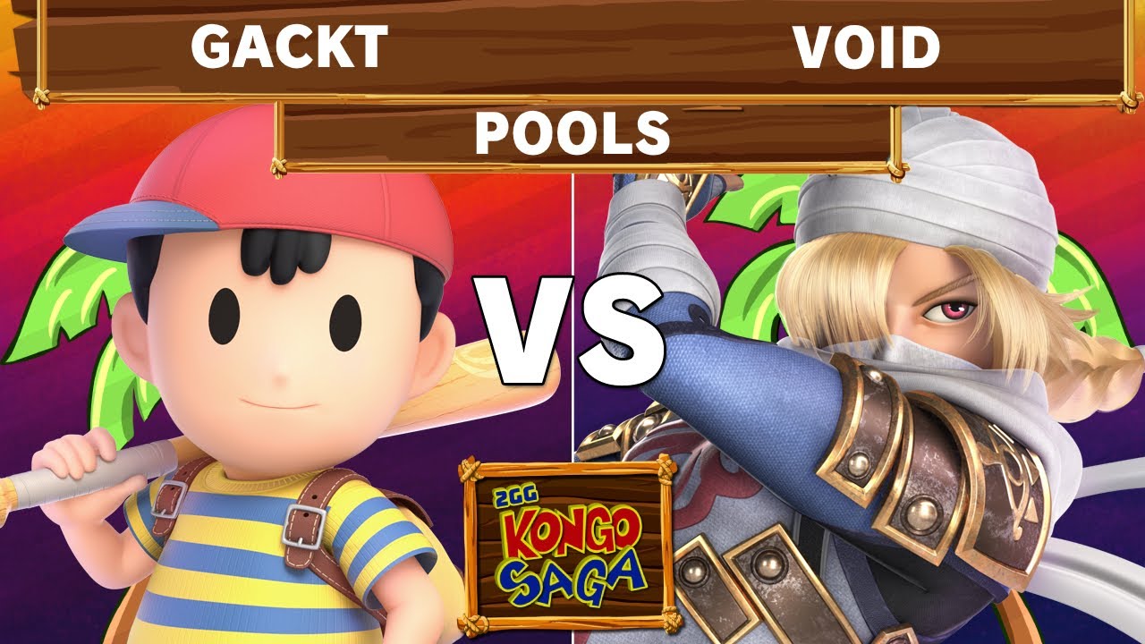 2GG Kongo Saga - R2G | Gackt (Ness) Vs CLG | VoiD (Shiek) Winners Pools - Smash Ultimate