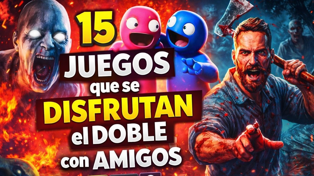 15 JUEGOS PERFECTOS para JUGAR con AMIGOS en PC