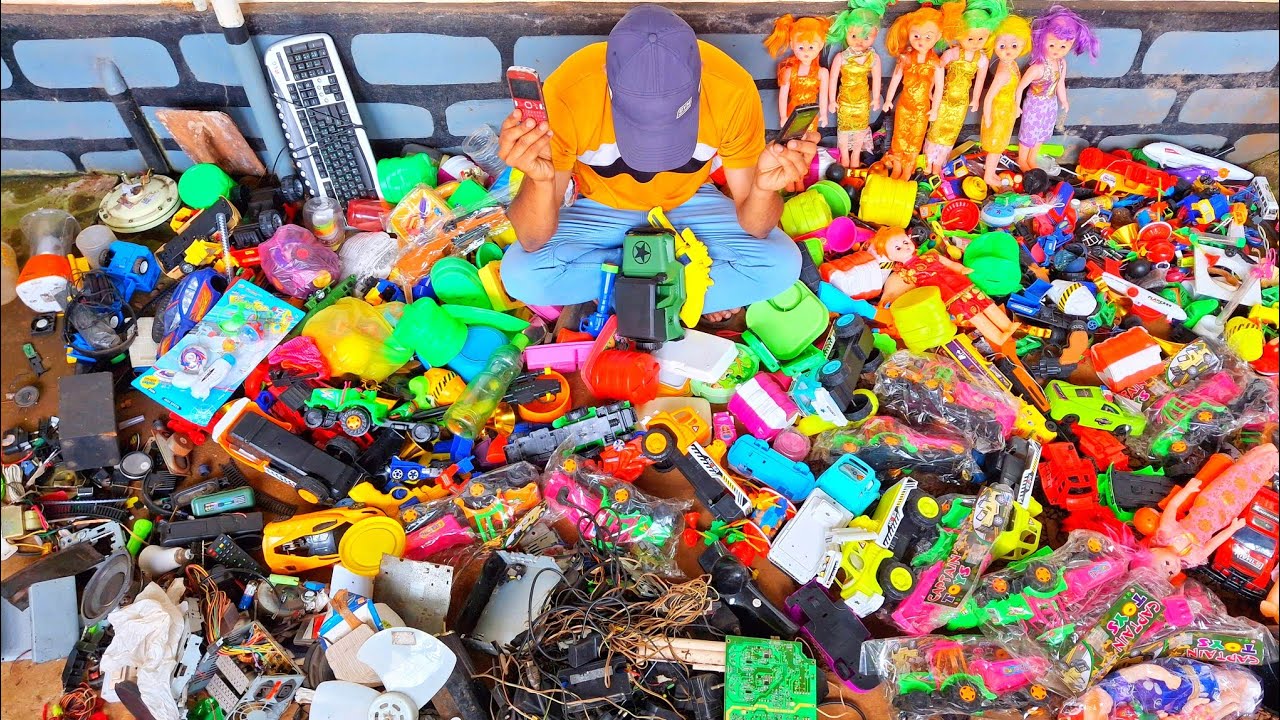 amazing  usefull scrap items / how to make awesome ideas from scrap braking opening toys / dc moter