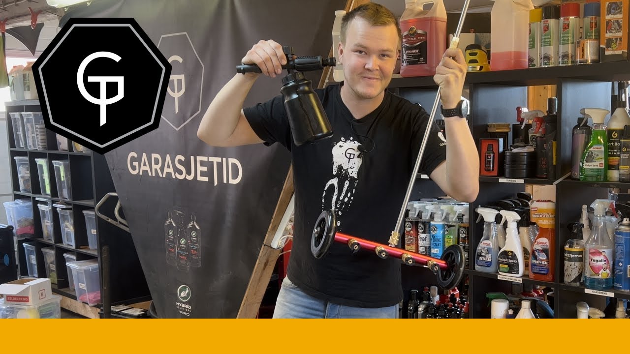 Slik monterer du skumkanon for underspyler
