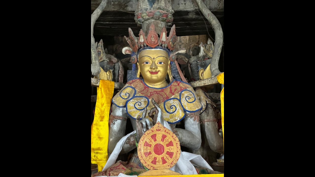A rare view of stucco sculptures of Tabo monastery