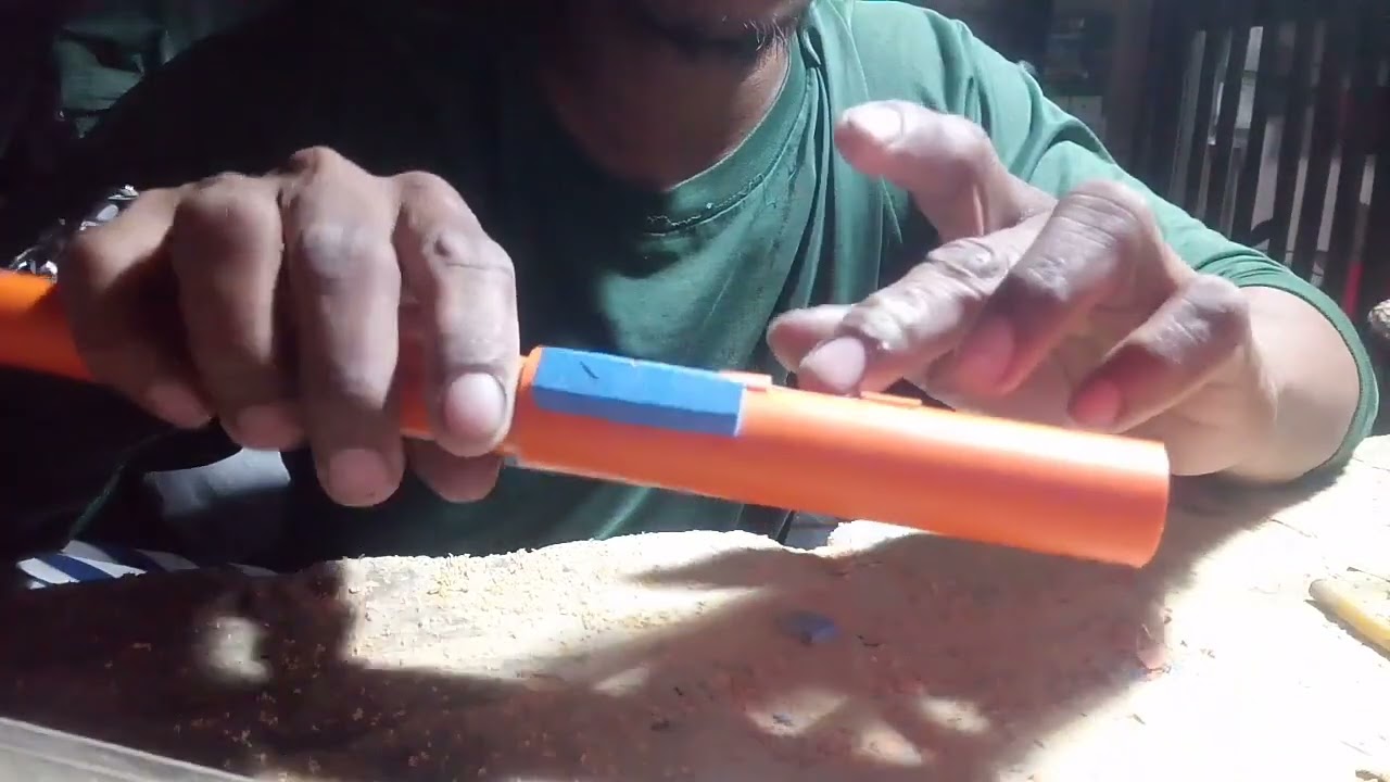 Pvc butane toy gun reciever for M4 type #pvc toy gun