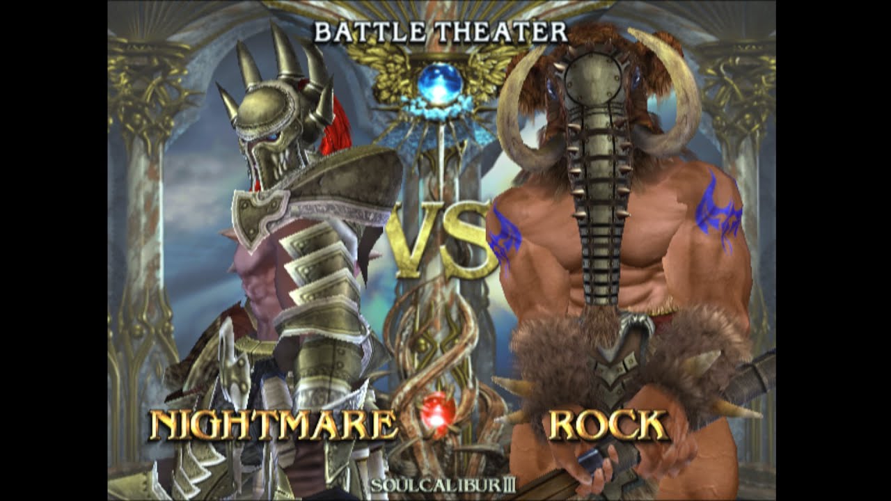 Soul Calibur III Battle Theater Nightmare Vs Rock