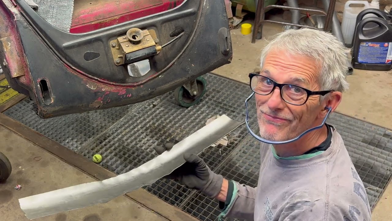 Beetle front valance/ apron work