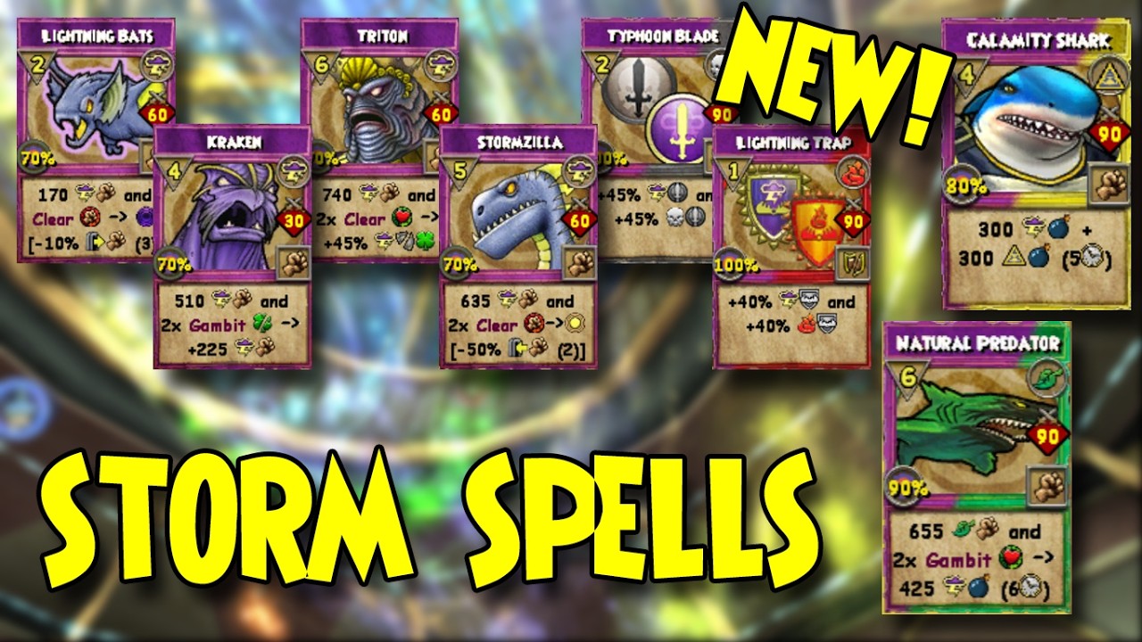 Wizard101: *НОВЫЕ* заклинания ШТОРМА (анонс обновления весна 2026)