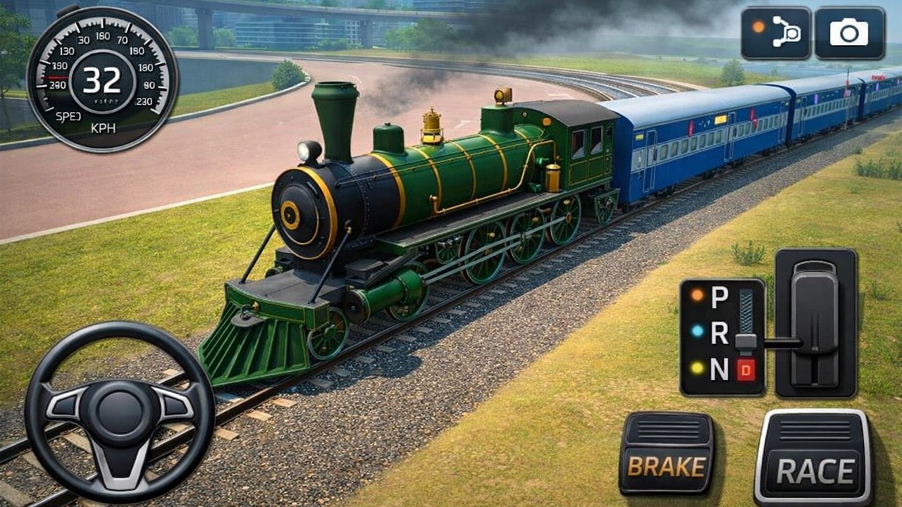 Indian Train Simulator 3D Gameplay | Real Train Driving Experience | Mobile Gaming