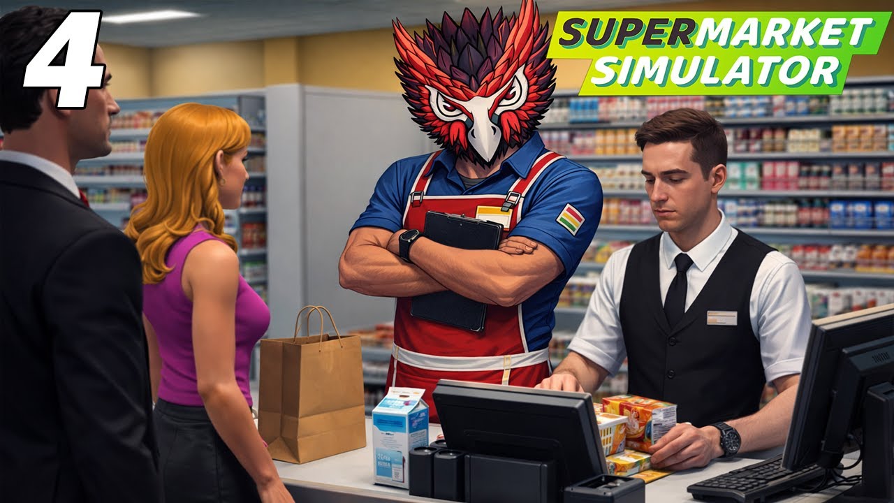 Voici mon nouvel escla... employé ! Supermarket Simulator Ep 4