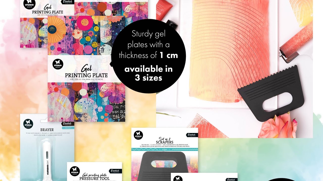 Unboxing the new gelliplate collection.