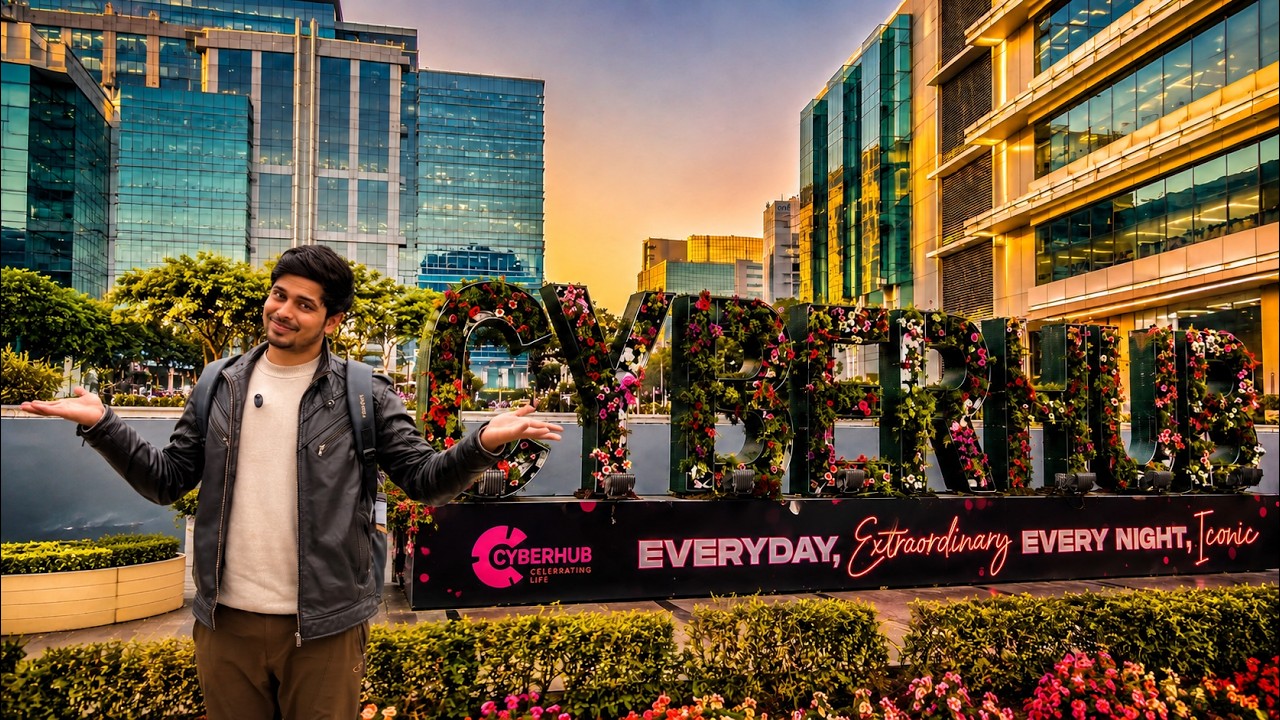 First Time Exploring Cyber City and Decathlon Gurgaon 