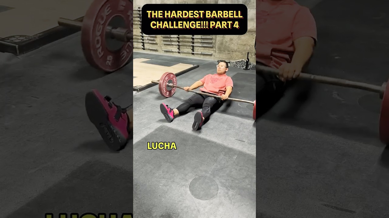 THE HARDEST BARBELL CHALLENGE!!?🤯💀 PART 4 #shortsfeed #shorts #gym #fitness #bodybuilding