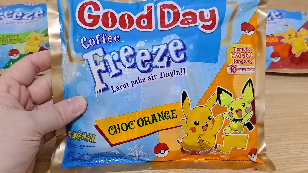 Pokemon Good Day Coffee Freeze Packs