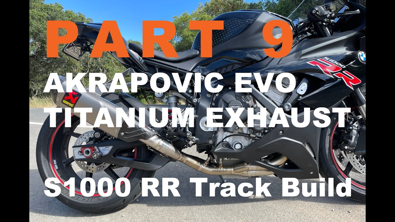 AKRAPOVIC EVO FULL TITANIUM EXHAUST INSTALL - 2022 BMW S1000 RR