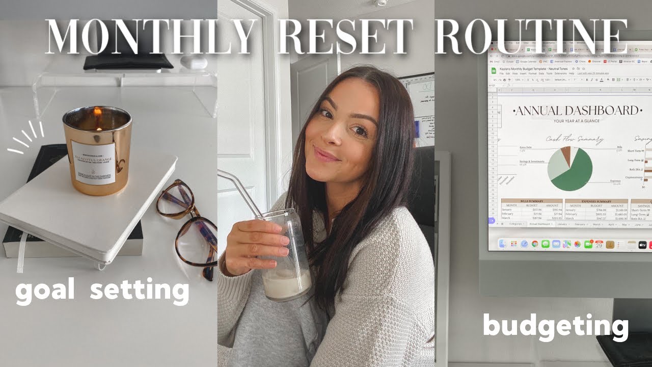 APRIL MONTHLY RESET: goal setting, budget with me & how my month went