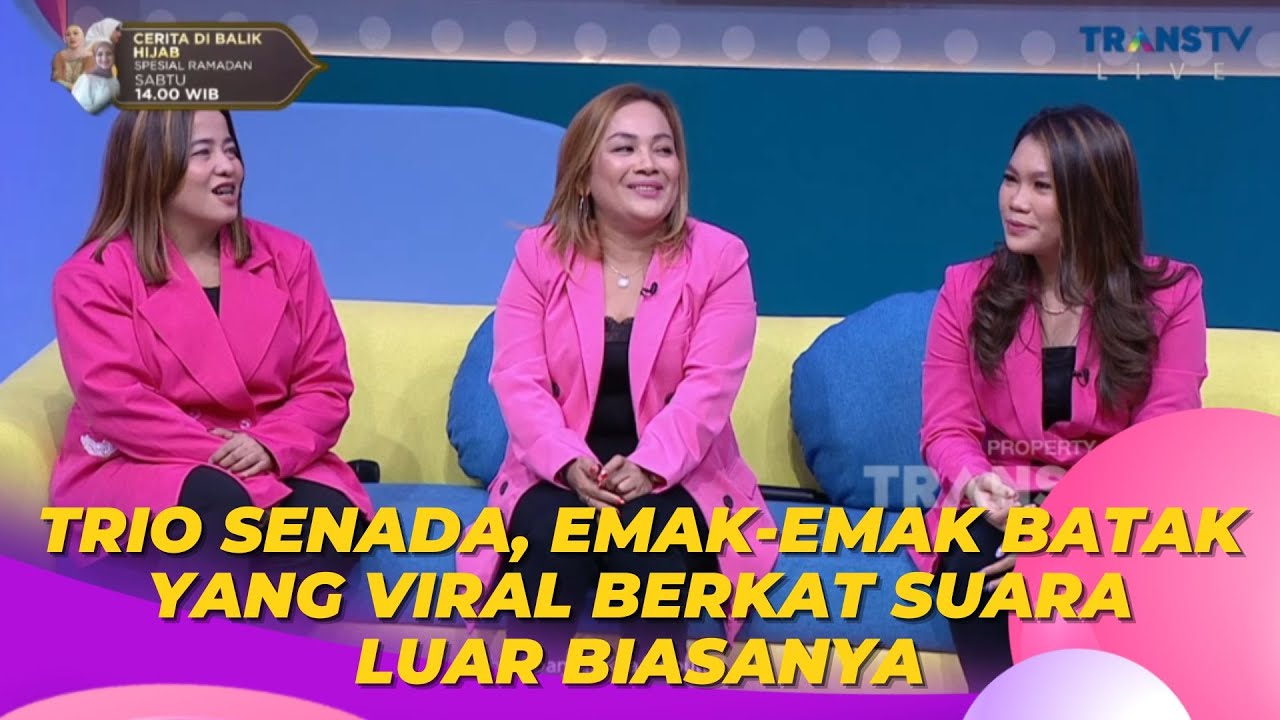 TRIO SENADA, Emak|emak Batak yang Viral Berkat Suara Luar Biasanya | BROWNIS (16/3/23) P1