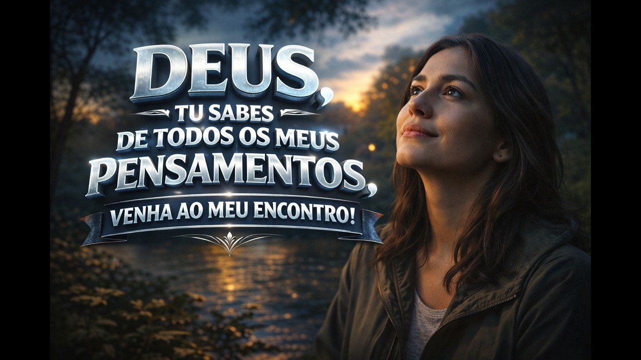 DEUS, TU SABES DE TODOS OS MEUS PENSAMENTOS, VENHA AO MEU ENCONTRO!