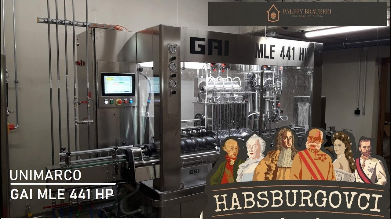 UNIMARCO  GAI MLE 441 HP v pivovaru Pálffy Brauerei