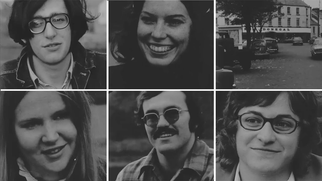 American Students on Studying in Donegal Town, Ireland 1972