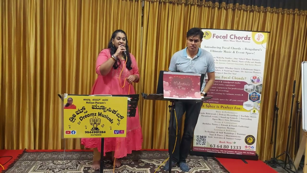 #trending #singersmeet #DreamzMusicals #karoakemeet #14thfeb2026 #duet by Rohit and Kavya 