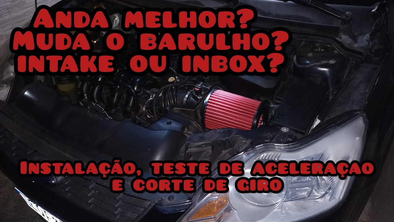 Instalei o filtro esportivo no Ford Focus
