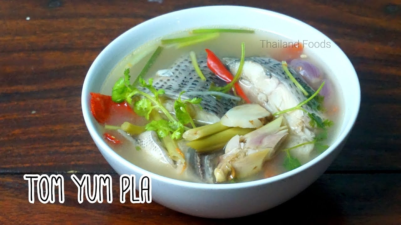 Thai Foods |Sour and Spicy Tilapia Soup | Tom Yum Pla