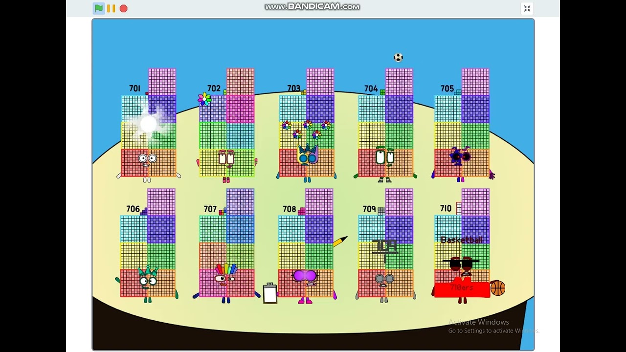 Numberblocks Band 701-710