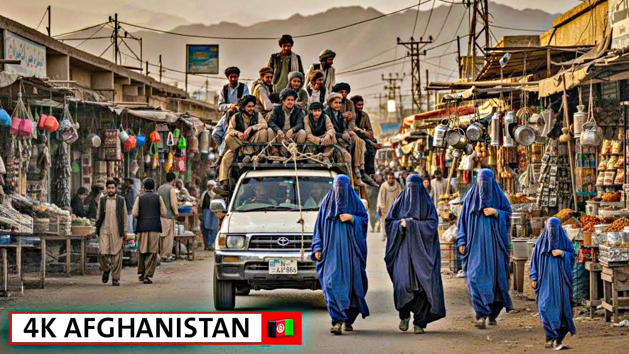 🇦🇫 4K Walk Through UNSEEN Afghanistan Market 