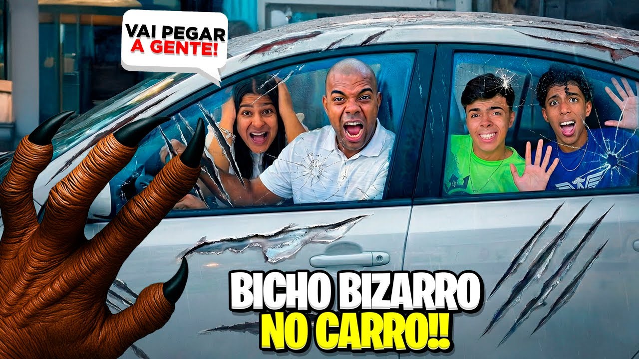 BICHO BIZARRO NO NOSSO CARRO! COMO VAMOS VIAJAR PARA O RJ? 