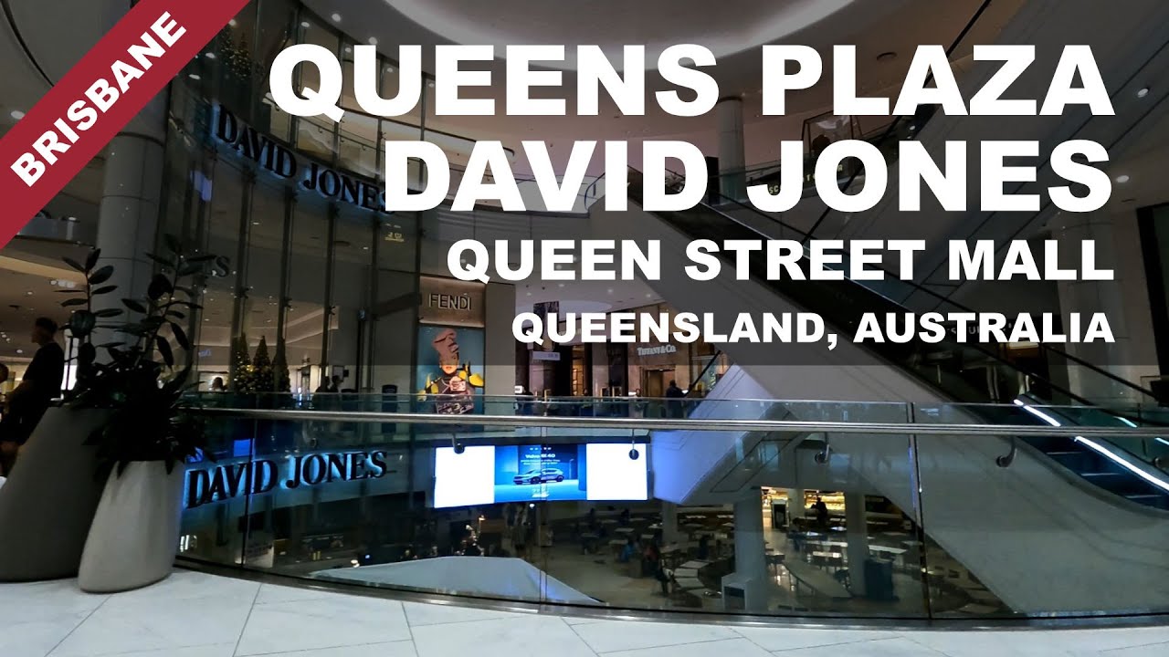 Brisbane Queens Plaza and David Jones, Queen Street Mall, Queensland. Australia