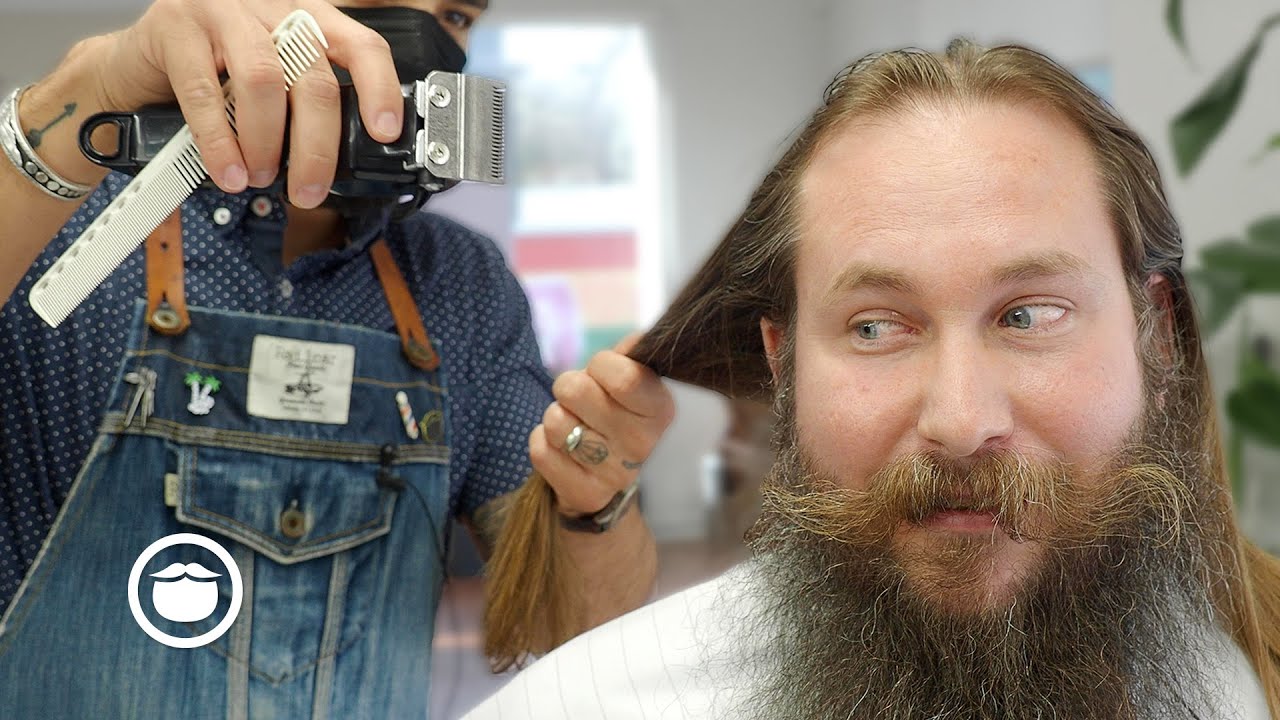 Scruffy Man's Amazing Transformation into a Modern Gentleman