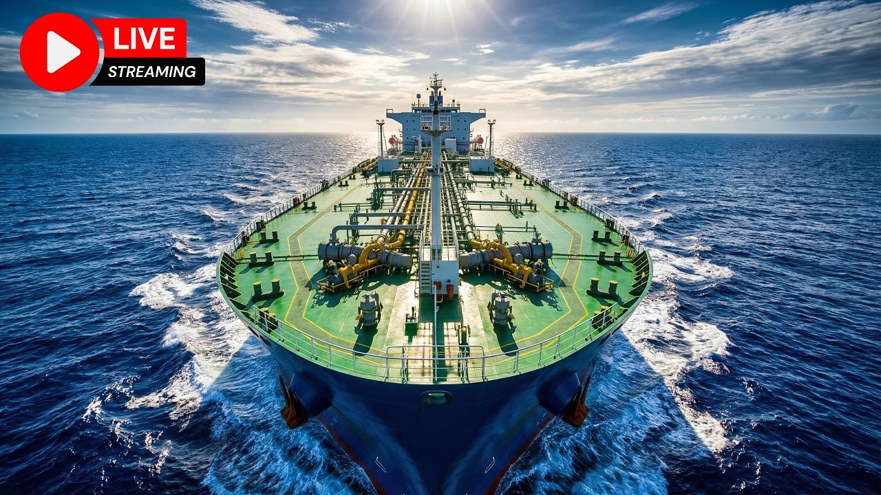 🚢 VLGC Vessel Sailing Through the Ocean | Calm Sea & Relaxing Ship Ambience 🌊