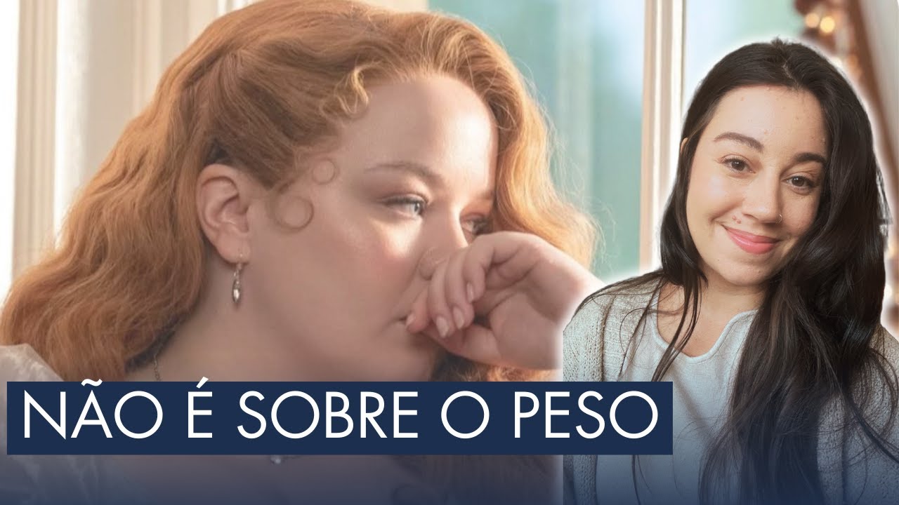 Nicola, roupas e corpo plus size