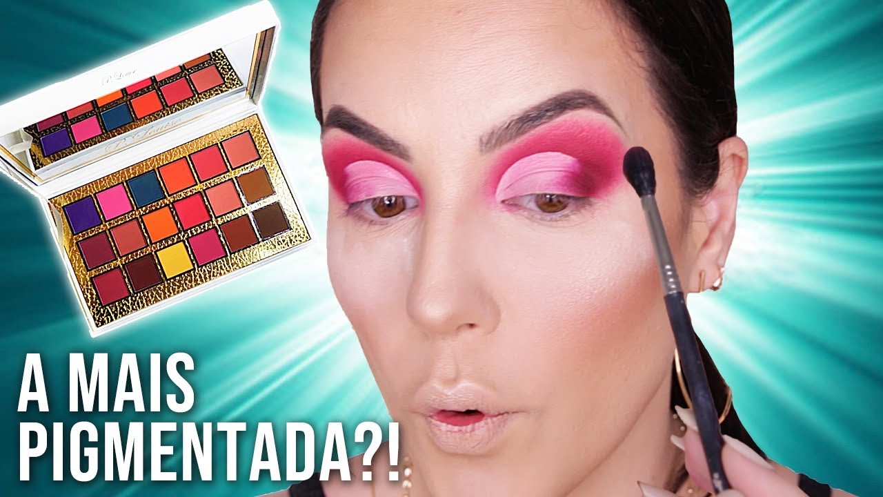 MAQUIAGEM HARD COM A PALETA MAIS HYPADA ENTRE OS MAQUIADORES