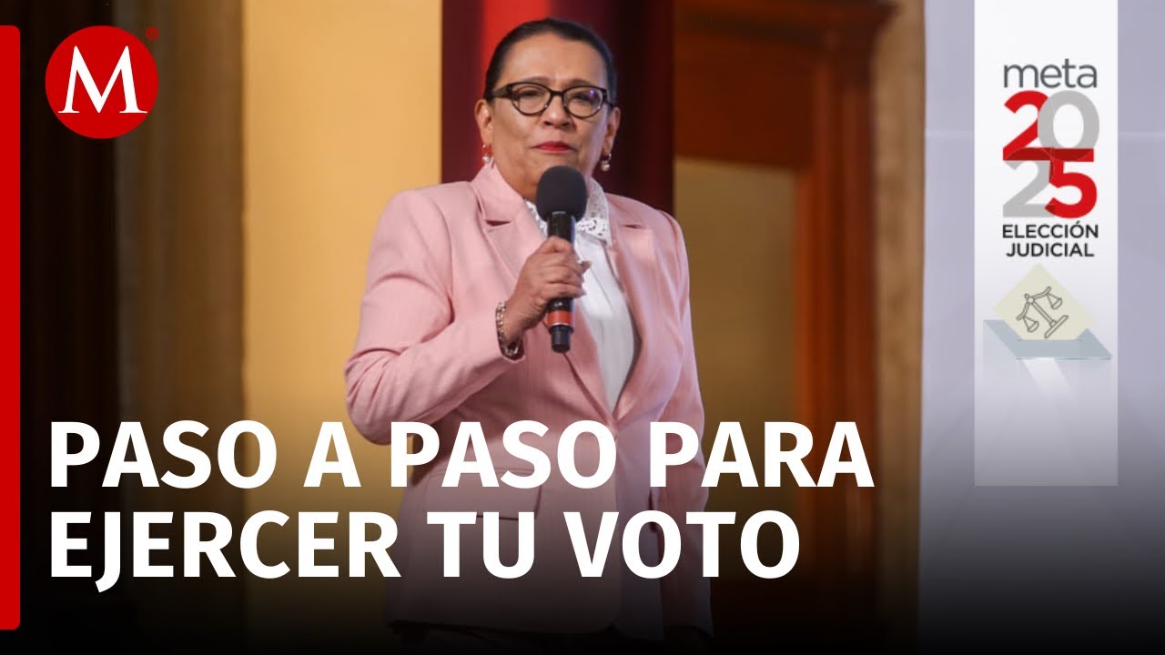 ¿Cómo votar en las elecciones del Poder Judicial el 1 de junio de 2025?
