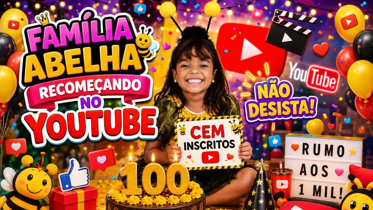 100 INSCRITOS COMEÇANDO DO ZERO CHLOE BEE🐝 *mostrei tudo da comemoração* #vlog #milhão #inscritos 