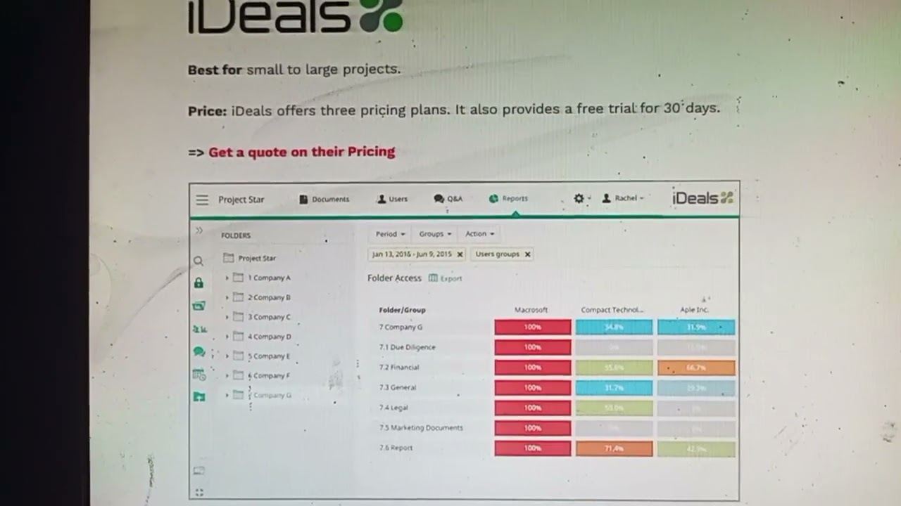 10 best Virtual Data Room providers