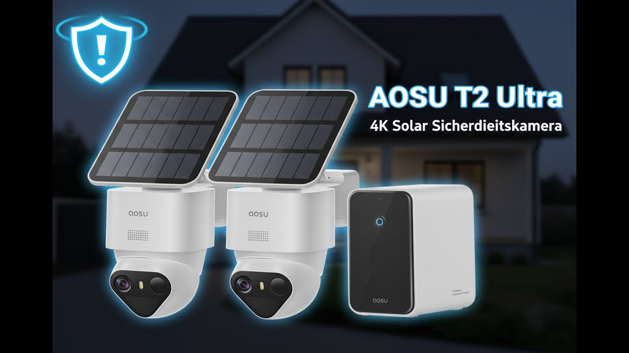 Maximale Sicherheit mit dem AOSU T2 Ultra Kamerasystem - Vorstellung, Montage und Steuerung!